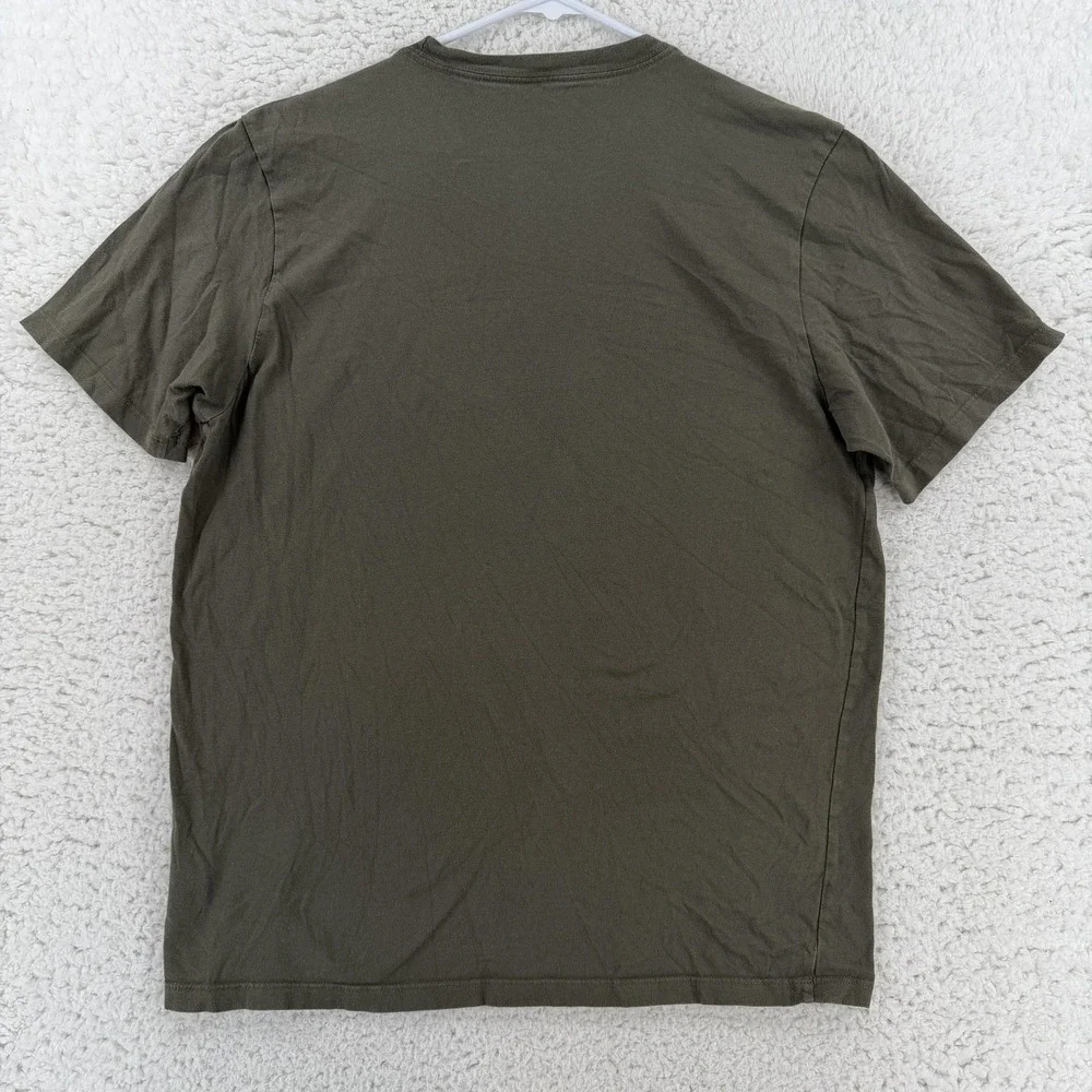 The North Face Shirt Mens Large Green Logo Graphic Tee T-Shirt Tagless